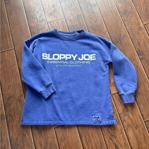 Sloppy Joe Size 1 Blue Sweatshirt